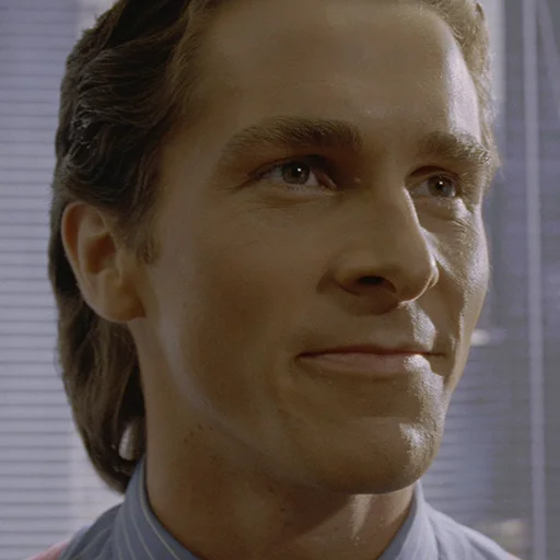 😕 Стикер «Patrick Bateman» для Telegram