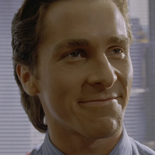 🙂 Стикер «Patrick Bateman» для Telegram