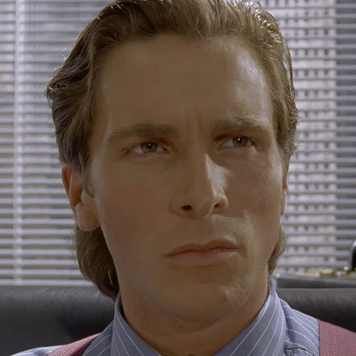 🤔 Стикер «Patrick Bateman» для Telegram