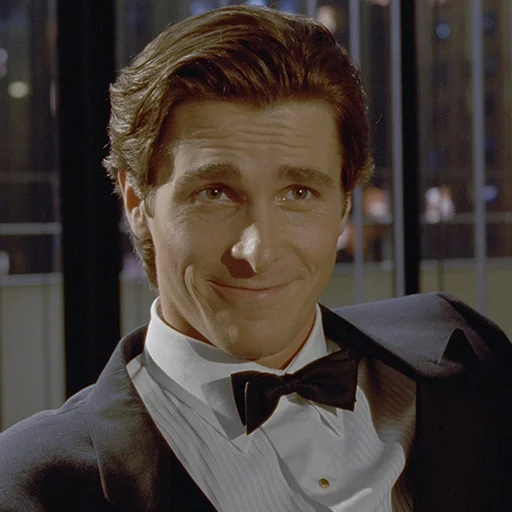 😏 Стикер «Patrick Bateman» для Telegram