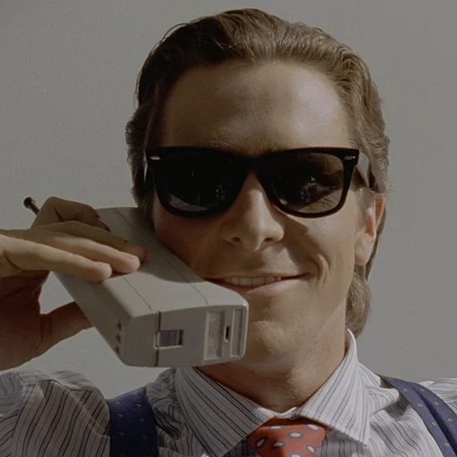 📞 Стикер «Patrick Bateman» для Telegram