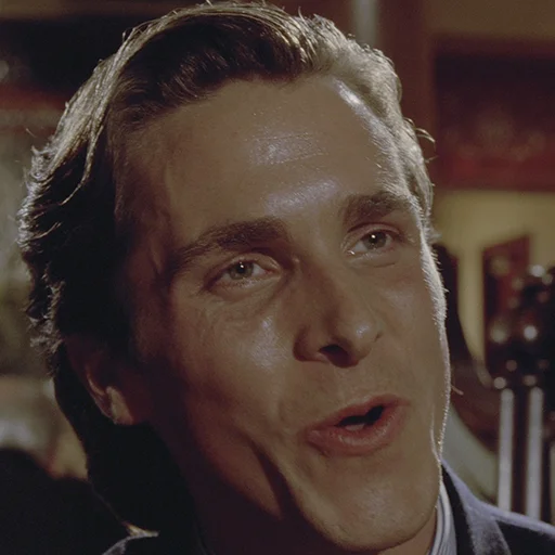 😬 Стикер «Patrick Bateman» для Telegram