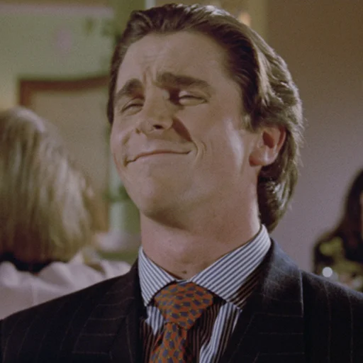 😄 Стикер «Patrick Bateman» для Telegram