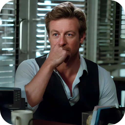 ☕ Стикер «Patrick Jane» для Telegram