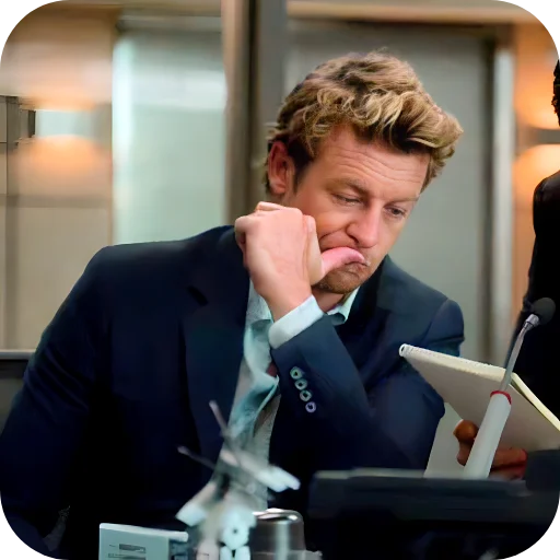 ☕ Стикер «Patrick Jane» для Telegram