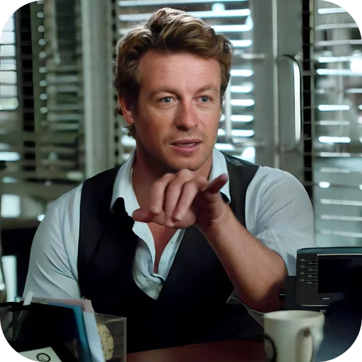☕ Стикер «Patrick Jane» для Telegram
