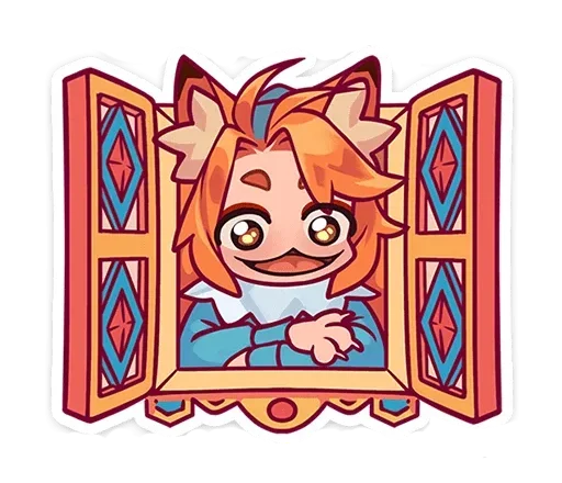 👋 Стикер «Патрикеевна без надписей» для Telegram