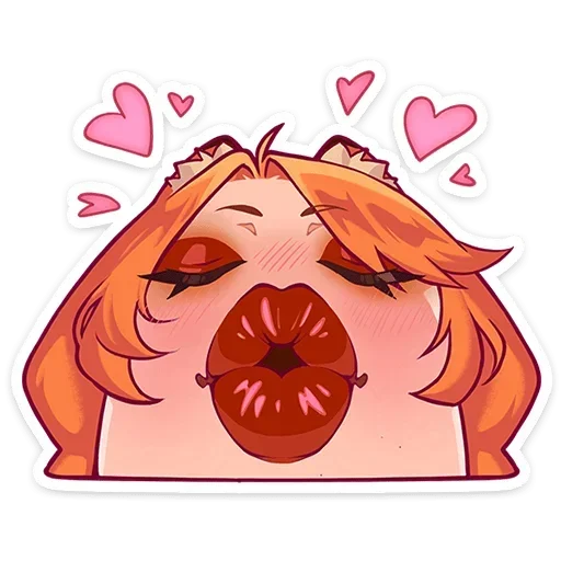 ❤ Стикер «Патрикеевна без надписей» для Telegram