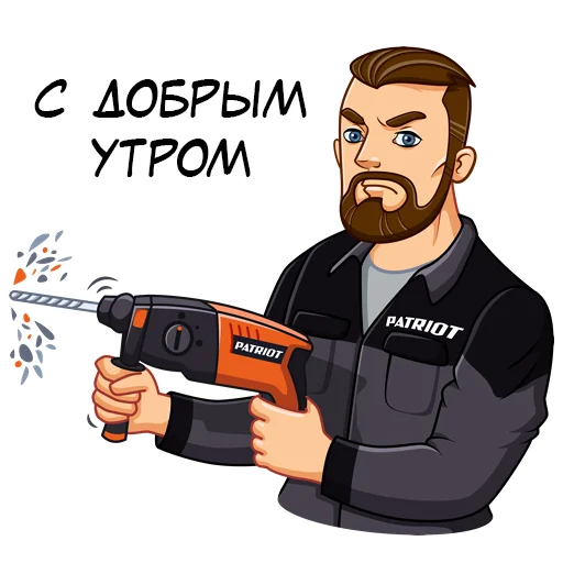 ☀️ Стикер «PATRIOT» для Telegram