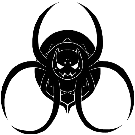☣️ Стикер «Паучишка» для Telegram