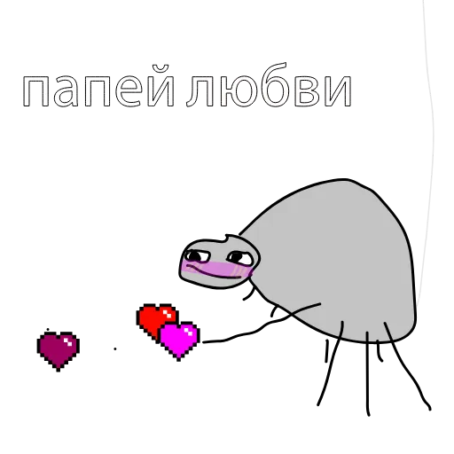 ☕️ Стикер «папей гавна» для Telegram
