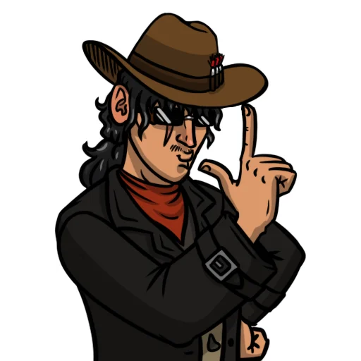 🤠 Стикер «PCHK» для Telegram