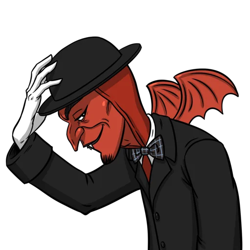 👺 Стикер «PCHK» для Telegram