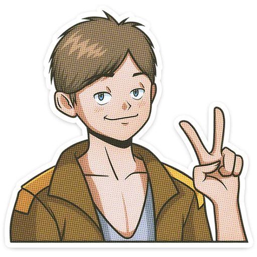 🌟 Стикер «Мир! Дружба! Жвачка!» для Telegram