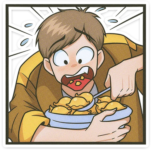 🌟 Стикер «Мир! Дружба! Жвачка!» для Telegram