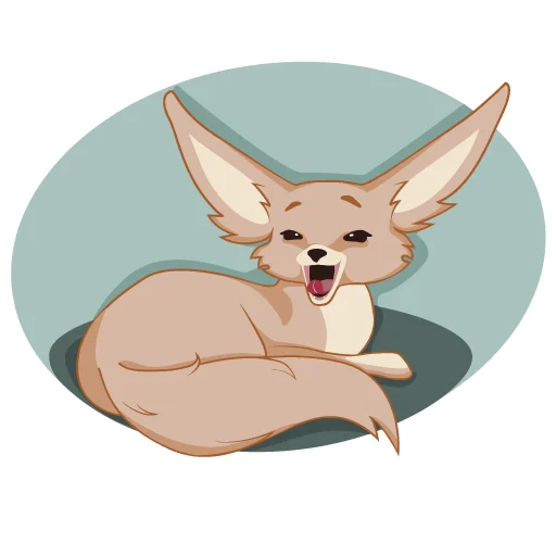 😄 Стикер «Персик и Олуша» для Telegram