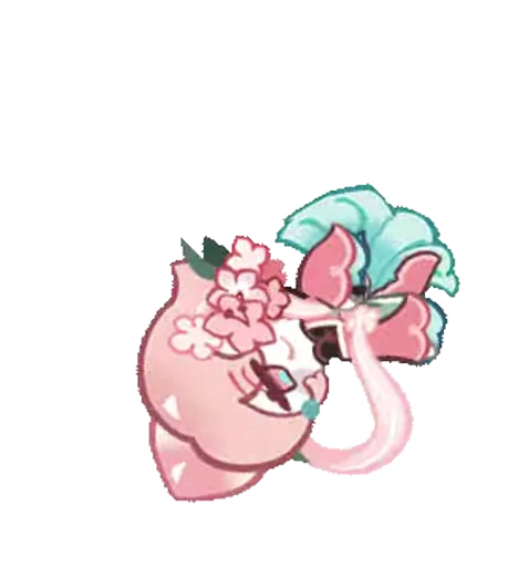 🤩 Стикер «Peach Blossom Cookie» для Telegram