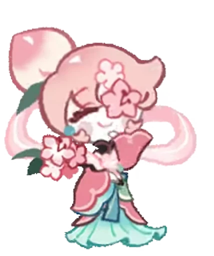 🤩 Стикер «Peach Blossom Cookie» для Telegram