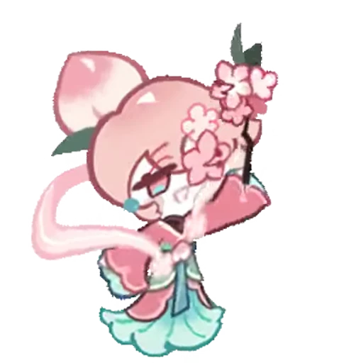 🤩 Стикер «Peach Blossom Cookie» для Telegram