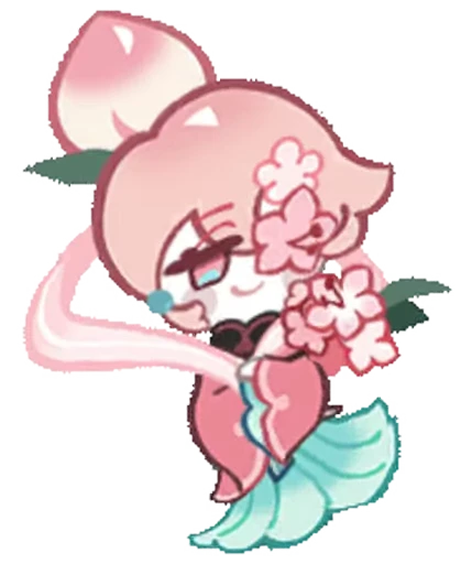 🤩 Стикер «Peach Blossom Cookie» для Telegram