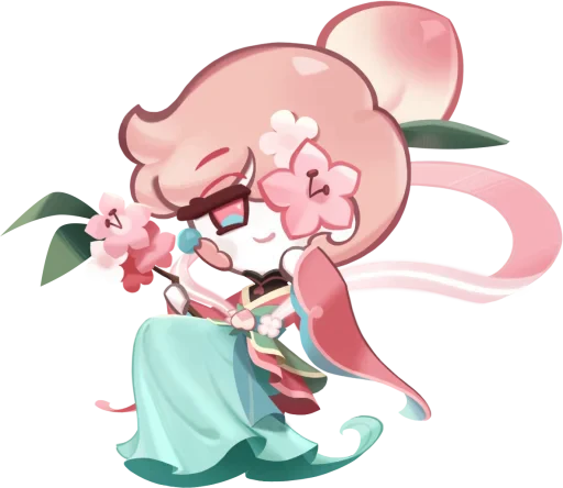 🤩 Стикер «Peach Blossom Cookie» для Telegram