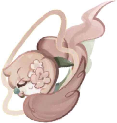 🤩 Стикер «Peach Blossom Cookie» для Telegram