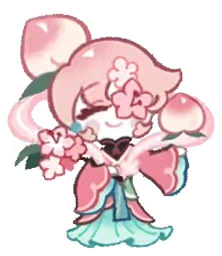 🤩 Стикер «Peach Blossom Cookie» для Telegram