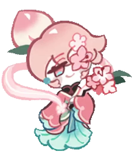 🤩 Стикер «Peach Blossom Cookie» для Telegram