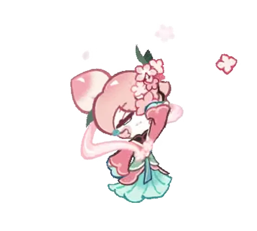 🤩 Стикер «Peach Blossom Cookie» для Telegram