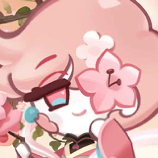 🤩 Стикер «Peach Blossom Cookie» для Telegram
