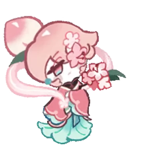 🤩 Стикер «Peach Blossom Cookie» для Telegram