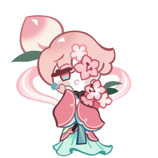 🤩 Стикер «Peach Blossom Cookie» для Telegram