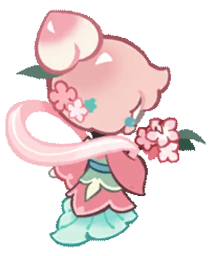 🤩 Стикер «Peach Blossom Cookie» для Telegram