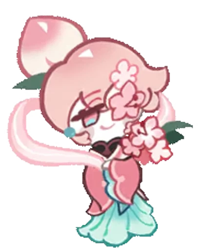 🤩 Стикер «Peach Blossom Cookie» для Telegram