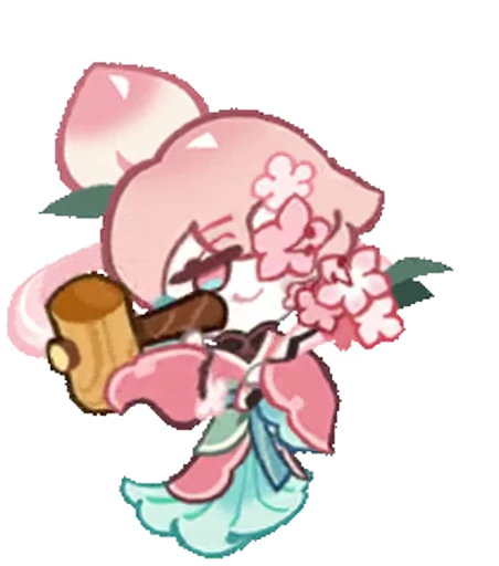 🤩 Стикер «Peach Blossom Cookie» для Telegram