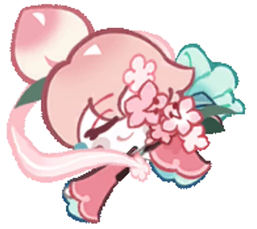 🤩 Стикер «Peach Blossom Cookie» для Telegram