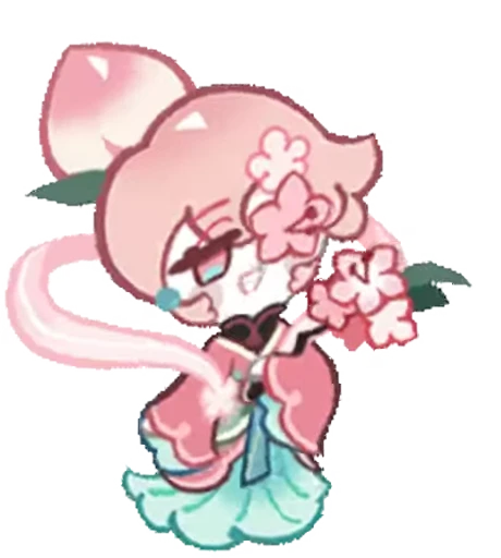 🤩 Стикер «Peach Blossom Cookie» для Telegram