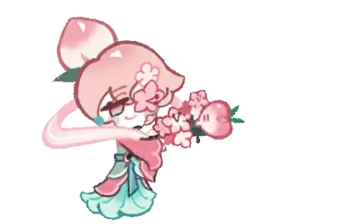 🤩 Стикер «Peach Blossom Cookie» для Telegram