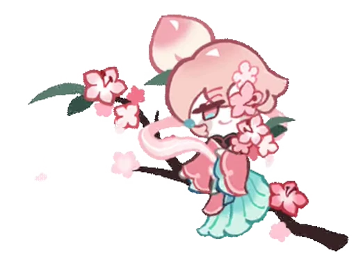 🤩 Стикер «Peach Blossom Cookie» для Telegram