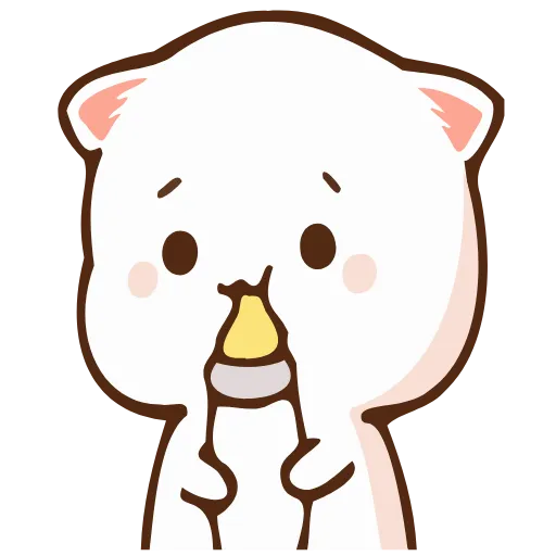 🍼 Стикер «Peach Goma Cats» для Telegram