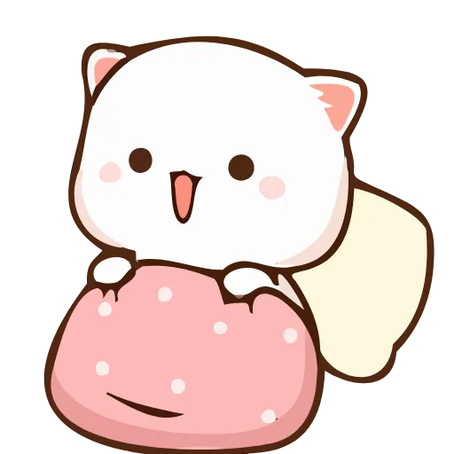 😴 Стикер «Peach Goma Cats» для Telegram