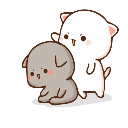 🤣 Стикер «Peach Goma Cats» для Telegram