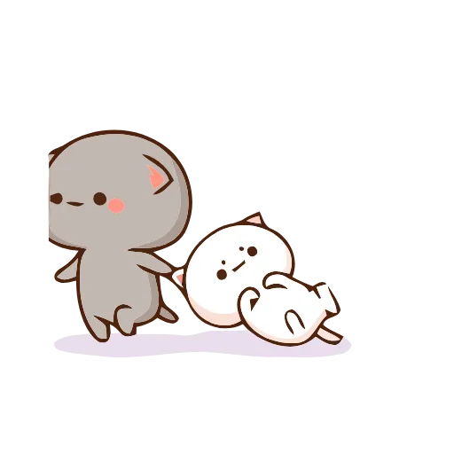 🥺 Стикер «Peach Goma Cats» для Telegram