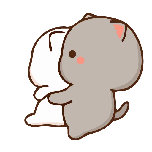 Стикерпак Peach Goma Cats для Telegram