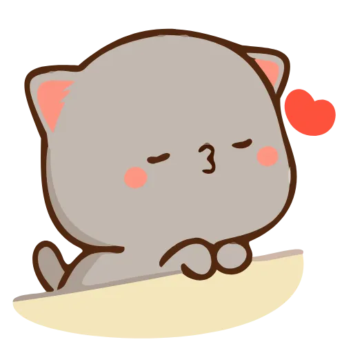 😚 Стикер «Peach Goma Cats» для Telegram