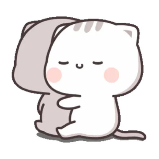 💟 Стикер «Mochi Mochi Peach Cat» для Telegram
