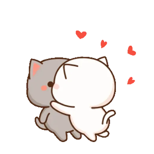 💟 Стикер «Mochi Mochi Peach Cat» для Telegram