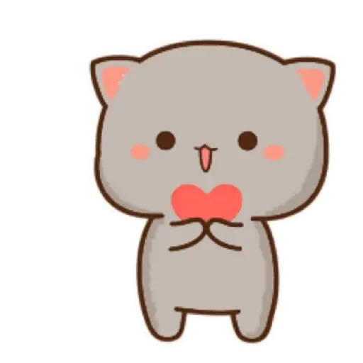 💟 Стикер «Mochi Mochi Peach Cat» для Telegram