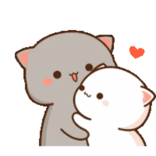 💟 Стикер «Mochi Mochi Peach Cat» для Telegram