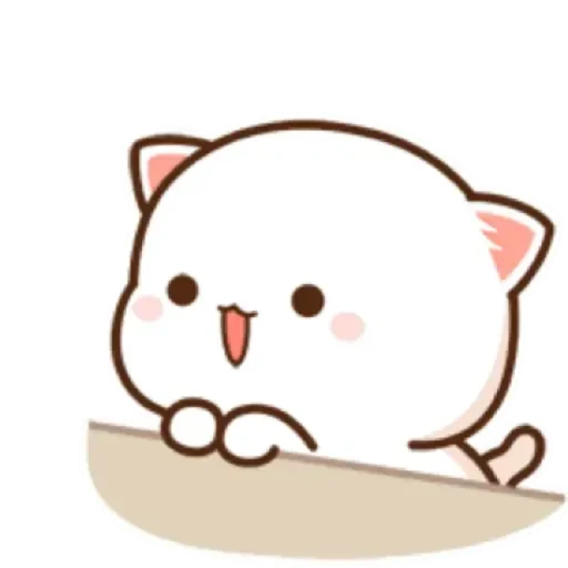 💟 Стикер «Mochi Mochi Peach Cat» для Telegram